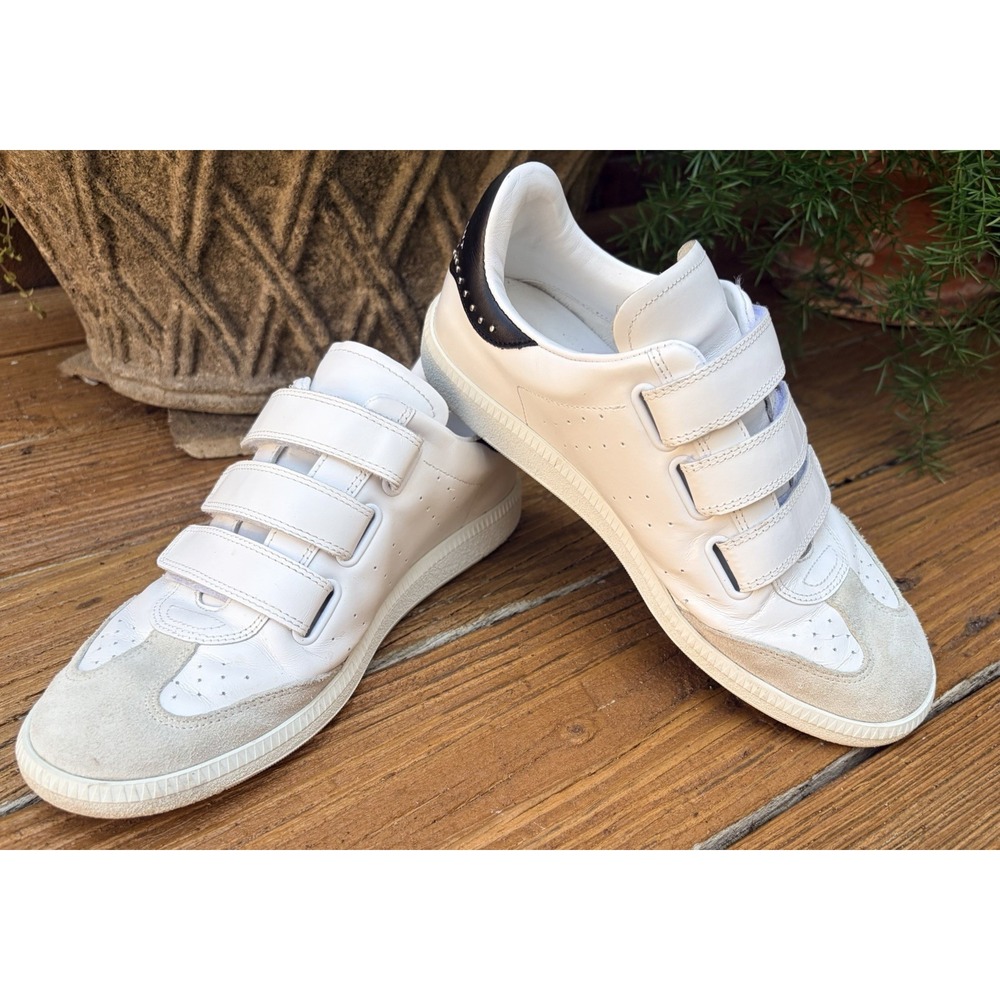 Isabel Marant Beth Low Top Sneakers Trainers Shoes Leather Womens size 38